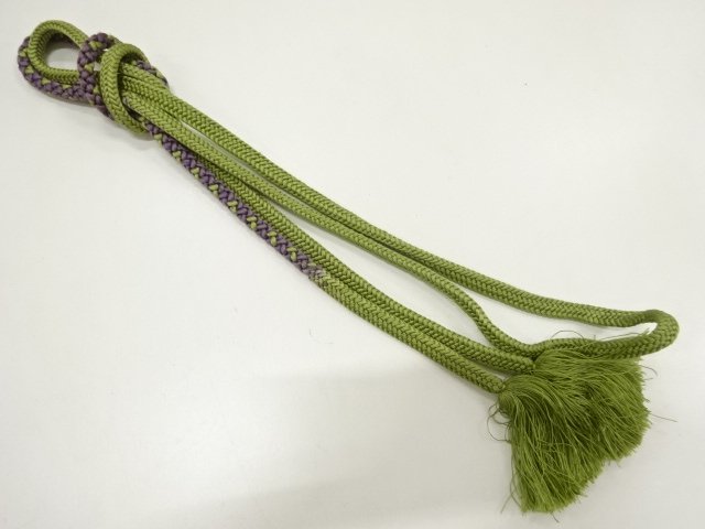 JAPANESE KIMONO / HAND-TIED OBIJIME CORD